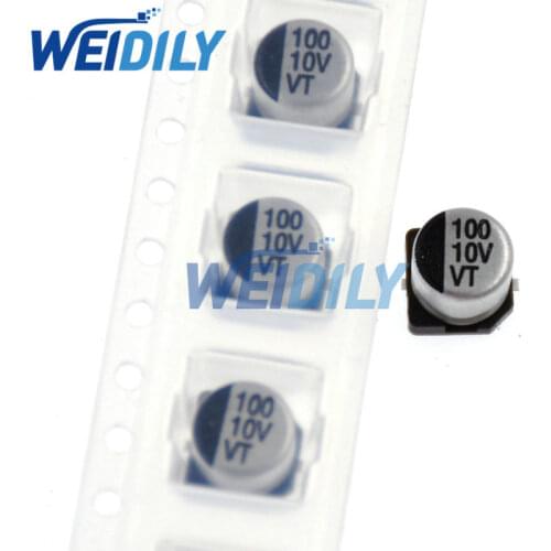 20PCS/LOT 100UF 10V 6.3mm*5.4mm SMD Electrolytic Capacitor 10v 100uf