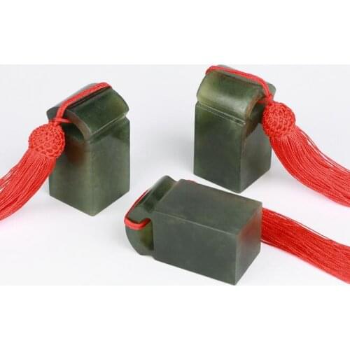 Seal stone chapter practice custom made Qingtian 2.5x2.5x5cm 10pc
