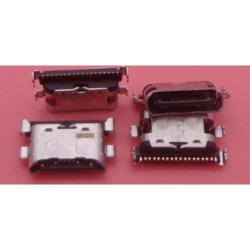 100pcs For Samsung Galaxy A51 A515F / A51 5G Micro USB Charging Port Dock Socket Plug Charger Connector Socket