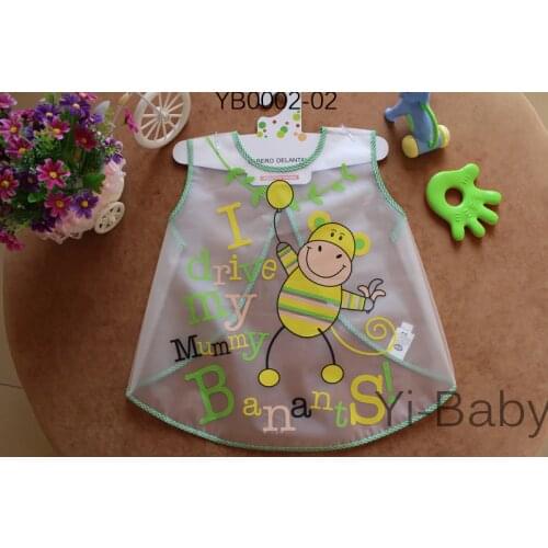 12Pieces/Set YB0002-02 Baby bib Infant saliva towels Baby Waterproof bib Painting clothes Free Shipping