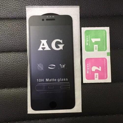 50pcs/ For iphone11pro X XR XS Max 8 7Plus 6S No Fingerprint Film glass Matte Frosted Glass Protective Tempered Screen Protector