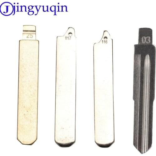 Jingyuqin 10P Uncut Remote Car Key Folding Flid Blank For Honda Accord(2.4/3.0) Fit City New Odyssey CRIDER