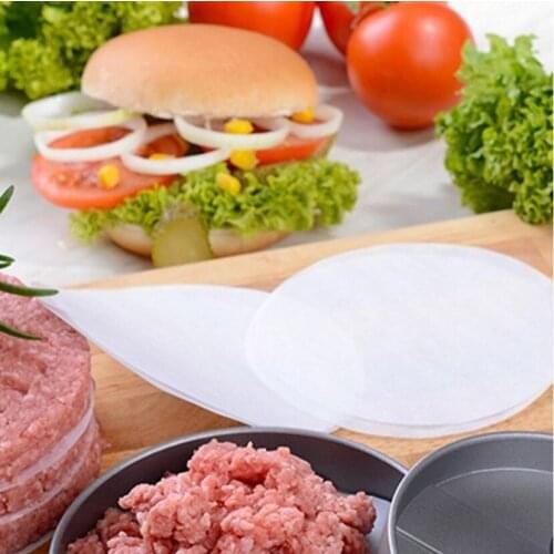 Double-sided Silicone Oil Round Baking Utensil Mold Non-stick Cake Biscuit Hamburger Pastry Greaseproof Paper BBQ Mat