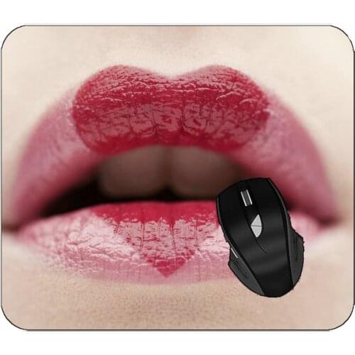 Printed Mouse Pad Female Lips Love Lips Kiss Mouse Pad For Home Office Working