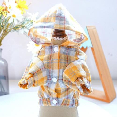 Dog Jacket Wear Resistant Button Small Puppy Pet Hoodie Dog Clothes Sweatshirt Pets Clothing Dog для собак