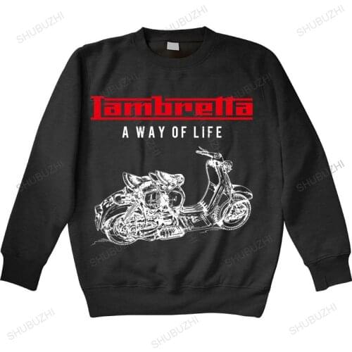 Men sweatshirt spring shubuzhi Uomo Lambretta Innocenti 50 125 150 Vintage Italy Style Scooter Vespa brand men autumn hoodie
