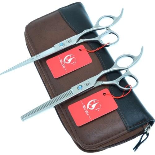 Meisha 7 inch Barber Shop Hair Scissors Set Hairdressing Salon Supplies Professional Hair Cutting Thinning Shears A0127A