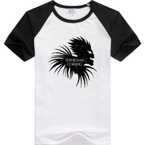 FOR Anime the Shinigami is Coming short sleeve casual Men Women T-shirt GA693