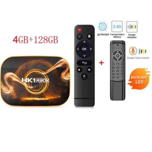HK1 Rbox android 10 Smart TV Box hk1 r1 with 2.4g&5g wifi BT 100m lan OTA Rockchip RK3318 optional backlit voice air mouse