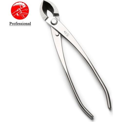 Professional grade TianBonsai 205 mm round edge cutter mixed function of round & straight edge made by 4Cr13MoV Alloy Steel