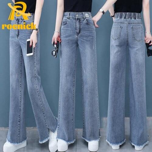 ROENICK Women's Straight Jeans