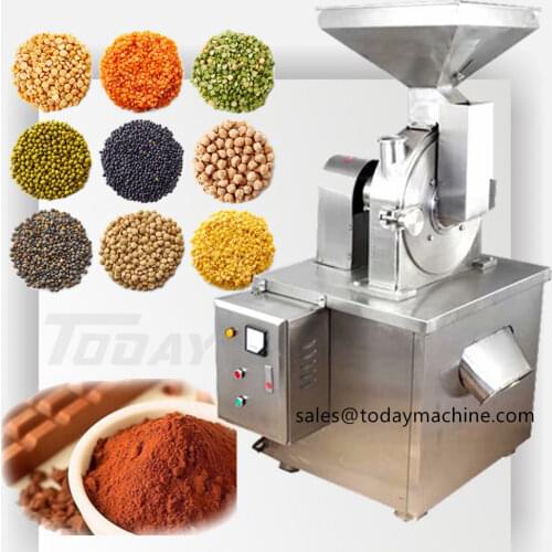 Small Dried Herbs Grinder Rice Flour Making Pulverizing Dry Chilli Powder Milling Making Machine