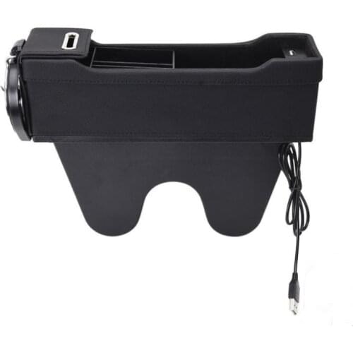 USB Car Organizer Auto Seat Crevice Storage Bag For SEAT Ibiza Leon Toledo Arosa Alhambra Exeo Supercopa Mii Altea Cordoba