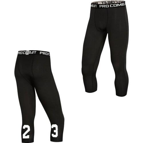 Compression Basketball Tight Pants New 2021 GYM Sports Tights Pants Elastic Quick Dry Men Fitness Running Leggings Plus Size