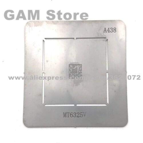 MT6325V BGA Stencil For Noblue Note Power IC Reballing Pins BGA Direct Heating Template A438 5 pcs/lot