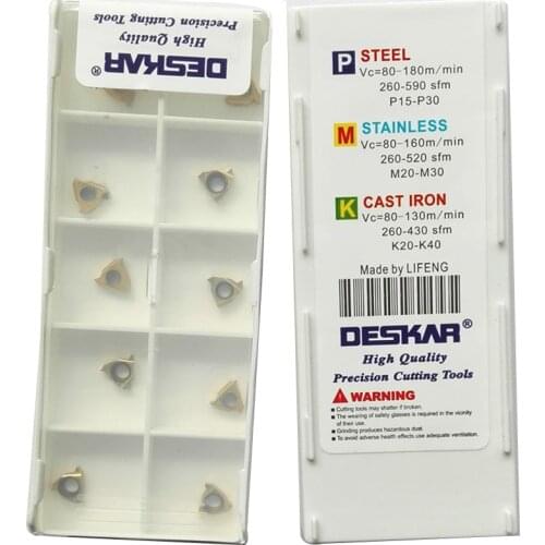 06IR 08IR A60 A55 LDA LDC ISO Carbide Inserts Threading Blade CNC Thread Plate Lathe Turning Cutter Tool for Steel stainless P M