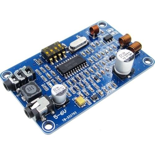 High Stability Frequency! BH1417 200M 0.5W Digital Radio Station PLL Wireless Two Channel Stereo FM Transmitter Module 5-6V DC