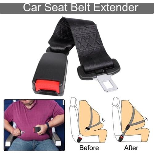 36cm Universal Car Auto Seat Belt Safety Belt Extender Seat Belt Extension Extension Buckle Seat Belts Padding Extender