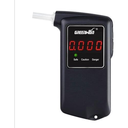 Breathalyzer Alcohol Tester Professional Police Digital Breath Quick Response Breathalyzer Electrochemical LCD Drunk Drivers