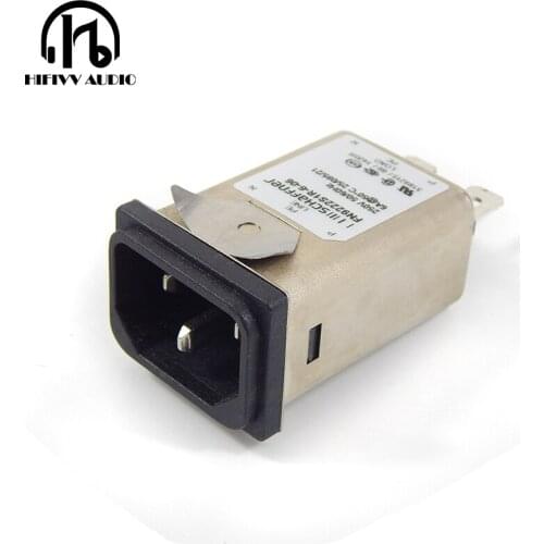 FN9222R-6-06 6A EMI Power supply filter Anti-interference AC 115V/250V Power Filter Purifier