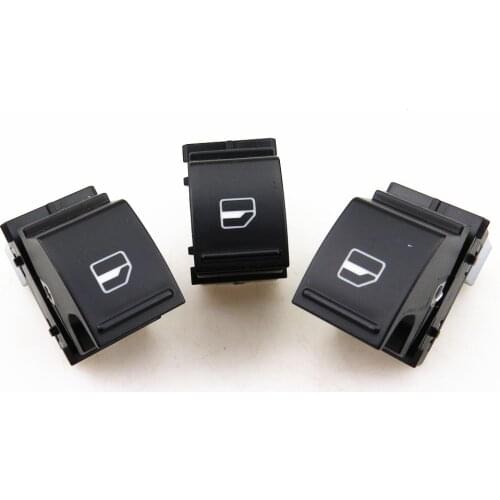 READXT 3X Power Window Side Control Glass lift Switch Button For Passat B6 Golf 5 MK5 6 MK6 CC Tiguan Seat Leon Toledo 1KD959855