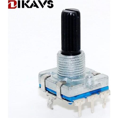 360 Degree Rotary Encoder EC16 Encoder Audio Coding 3Pin Handle Long 20MM