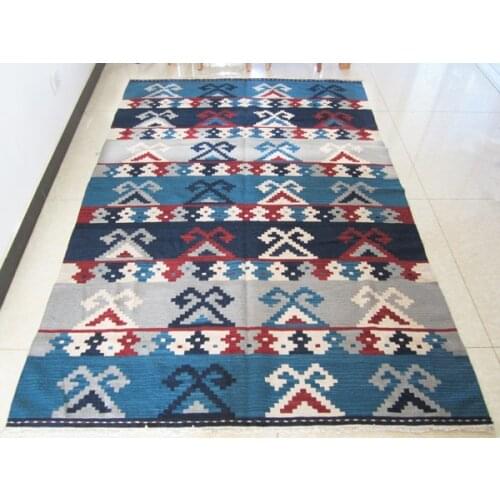 Alfombra Kilim Handmade Home Carpets For Living Room Rectangle Carpet Wool Knitting Carpets