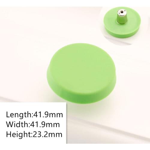 6 Pieces Round Rubber Cabinet Handle for Childrens Room