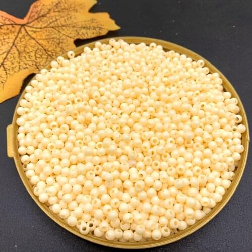 1000/500 pcs /lot 3/4mm Multi Colors Acrylic Round Beads For DIY Bracelets & Necklaces Jewelry Makings Accessories#ZV03