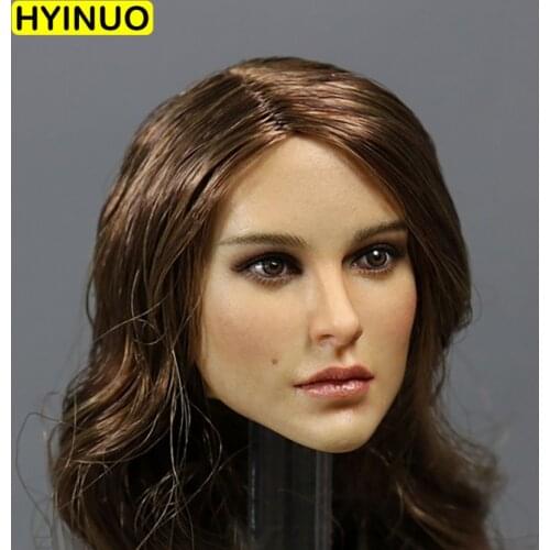 1/6 Scale Sexy Beauty Head Sculpt Female Woman Natalie Portman Carving Version Model Beauty Head play for 12" Action Figure Body