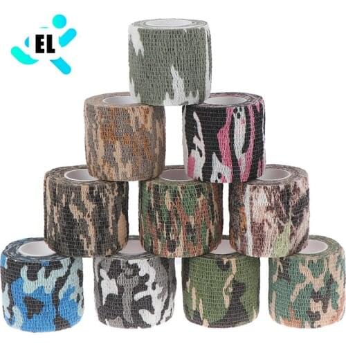 Multi-functional Camo Tape Non-woven Self-adhesive Camouflage Hunting Paintball Airsoft Rifle Waterproof Non-Slip Stealth Tape