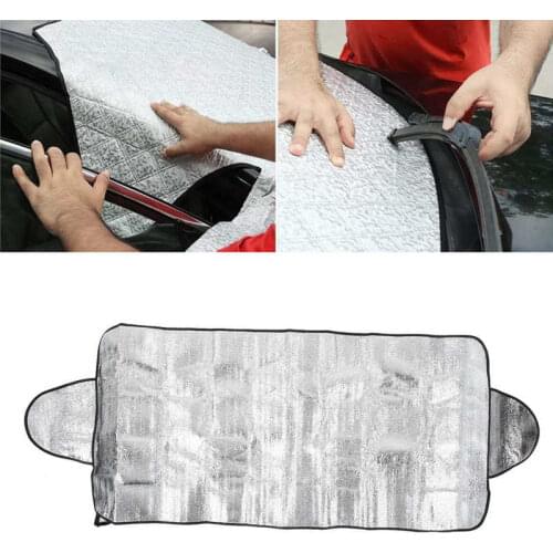 Multi-Functional Car Windscreen Windshield Cover Sun Shade Rain Snow Frost Shade Block Protector for Summer Winter