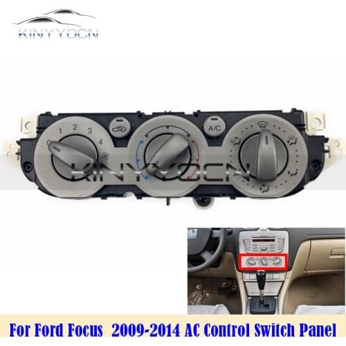 For Ford Focus Hatchback 2009-2014 Air Conditioner Control Switch Panel AC Warm Air Heater Knob Air-Condition