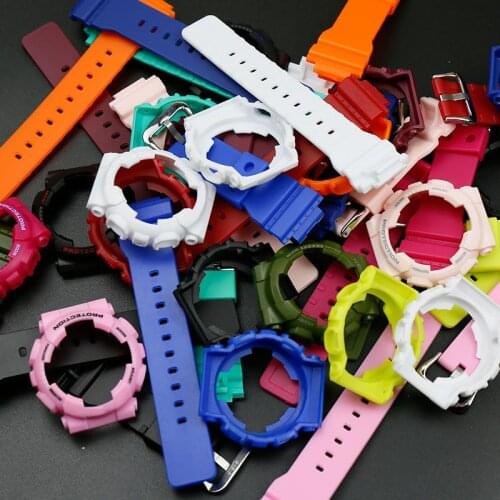 Resin strap case accessories for Casio G-SHOCK GMA-S120MF/S110MF/S130 ladies watch band