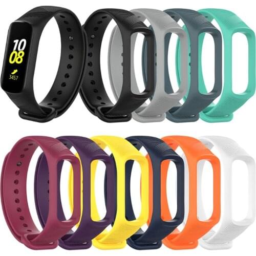 Smart Watch Band Wrist Band Strap Fit e Watchband TPU Adjustable Bracelet Sports Replacement for Samsung Galaxy Fit-e Smart Ban