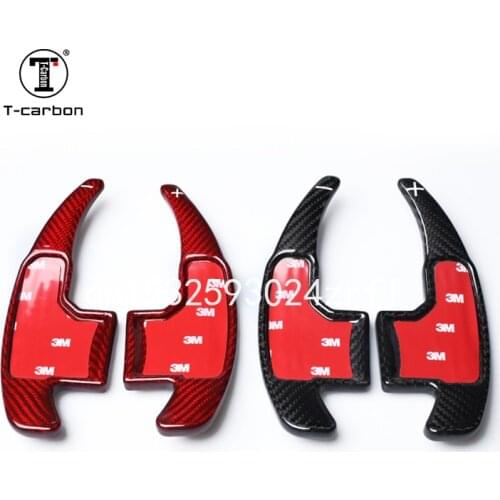 For Ford Mustang 2015-2019 Car Carbon Fiber Steering Wheel Shift Paddle Shifter