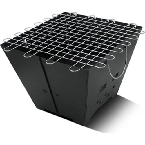 Outdoor Barbecue Folding Barbecue Charcoal Grill Portable Household Outdoor Barbecue Tool