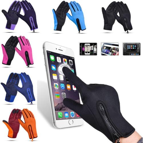 Windproof Winter Warm Gloves Men Ski Gloves Snowboard Gloves Motorcycle Riding Winter Touch Screen Snow Windstopper Glove