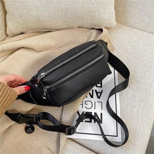 Women Waist Pack Fashion Fanny Pack Casual Crossbody Chest Bags Unisex Hip Bum Bag Leather Travel Belt Bag Sport Purse Pocket