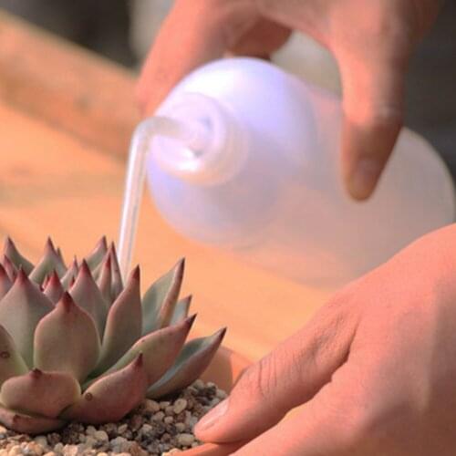 250ML 500ML Water Beak Pouring Kettle Tool Succulents Plant Flower Watering Can Squeeze Bottles With Long Nozzle Beak Dropper
