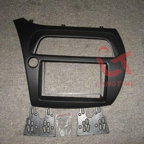 Car refitting DVD frame,DVD panel,Dash Kit,Fascia,Radio Frame,Audio frame for 2005-08 Honda Civic (L-type), 2DIN