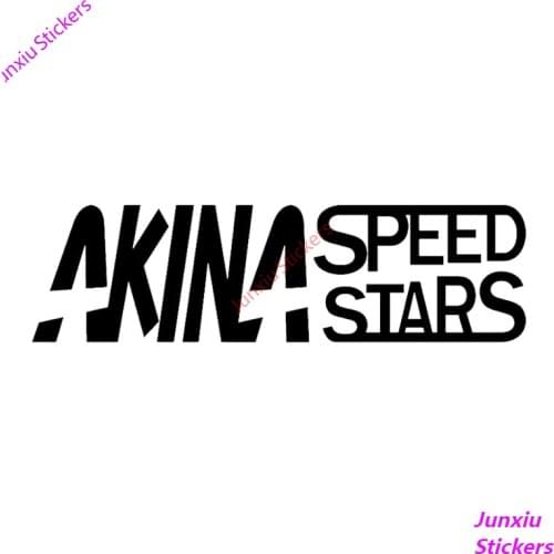JDM Initial D Lowered Racing AKINA SPEED STARS Car Sticker Decal Auto Reflective Waterproof Scratch-Proof Accessories KK 23*7cm