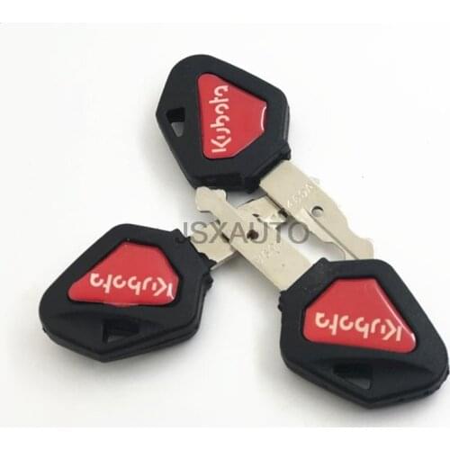 For KUBOTA 15/30/155/161/163 excavator ignition Without chip key start key door key Chip shell Protection excavator accessories