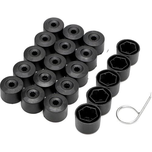 LEEPEE Special Socket Auto Hub Screw Cover Car Wheel Nut Caps for Volkswagen Bora Sagitar Magotan Passat 17mm 20Pcs Bolt Rims