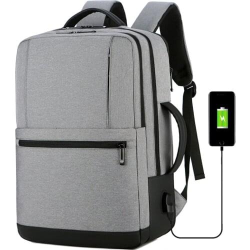 Multi Function Mens Travel Backpack Bag USB Charging Design 15.6'' Laptop Backpack Daypack Stylish Durable Man Pack Bag Mochila