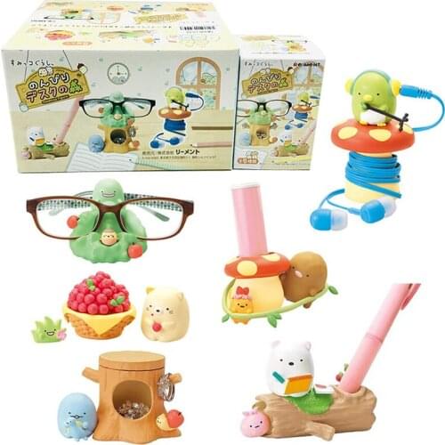 New 6PCS Set Sumikko Gurashi Forest Series Desktop Figure Collectible Storage Model Toys Dolls Kids Children Gifts