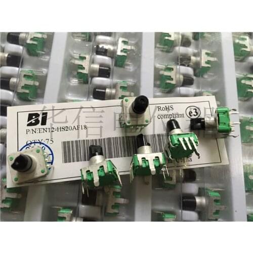 Original new 100% import EN12HS21 EC12 encoder with switch handle length 11.5MMF no step