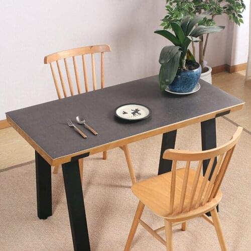 Nordic imitation cloth tablecloth Table mat insulation pad PVC waterproof anti-scalding oil-proof No-clean 3mm coffee table mat
