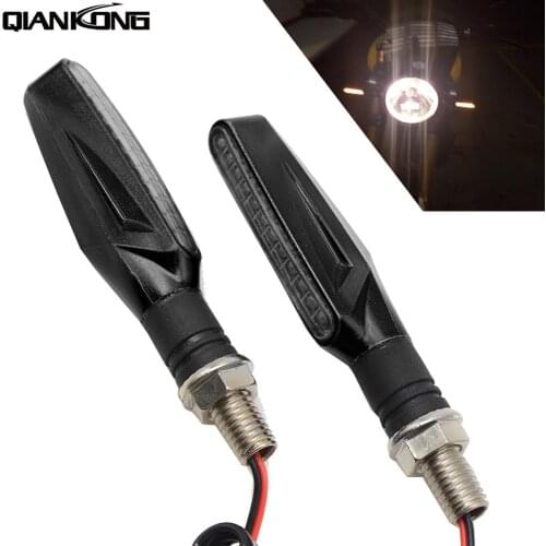 Motorcycle Turn Signal Light Flexible LED Turn Signals Indicators Universal for KAWASAKI bmw ZZR600 Z900 NINJA650R/ER6F G650GS