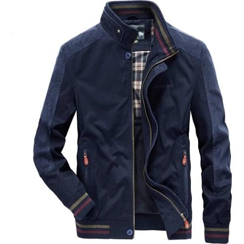 Spring Autumn Windbreaker Bomber Jacket Men 2020 Stand Collar Military jacket Baseball Casual Flight Jacket Jaqueta masculina